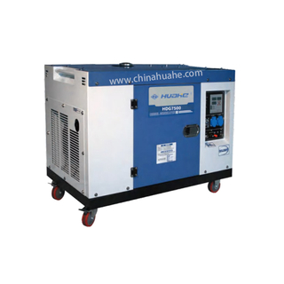 6.0/7.5KVA电启动便携式230V/400V柴油发电机组