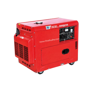 Hindistan'da 5 KW Taşınabilir Elektrikli Başlangıç ​​Evde Kullanım Dizel Jeneratörü