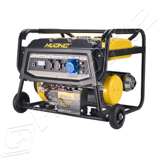 5000瓦家用大功率便携式电启动汽油发电机