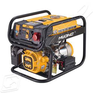 Aangedrewe kragopwekker 2.8kw (7.0HP-enjin) Draagbare elektriese aansit-petrolopwekker 