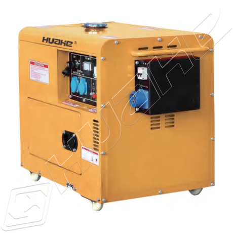 5 KW Portable Electric Start Residential Silent Type Diesel Generator 
